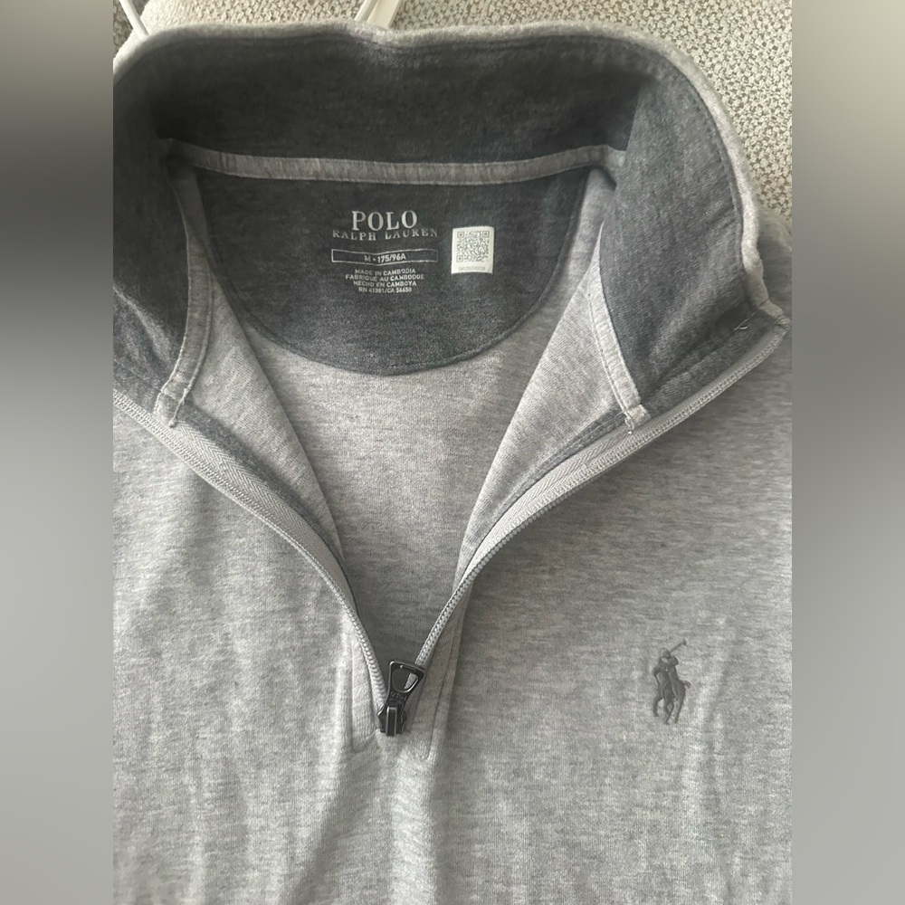 Mens polo quarter zip